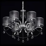 Подвесная люстра MW-Light Федерика 82 379019006 Цвет арматуры хром Цвет плафонов черный от ImperiumLoft