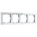 Рамка на 4 поста Werkel Acrylic белый a062131 от ImperiumLoft