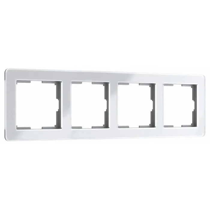 Рамка на 4 поста Werkel Acrylic белый a062131 от ImperiumLoft
