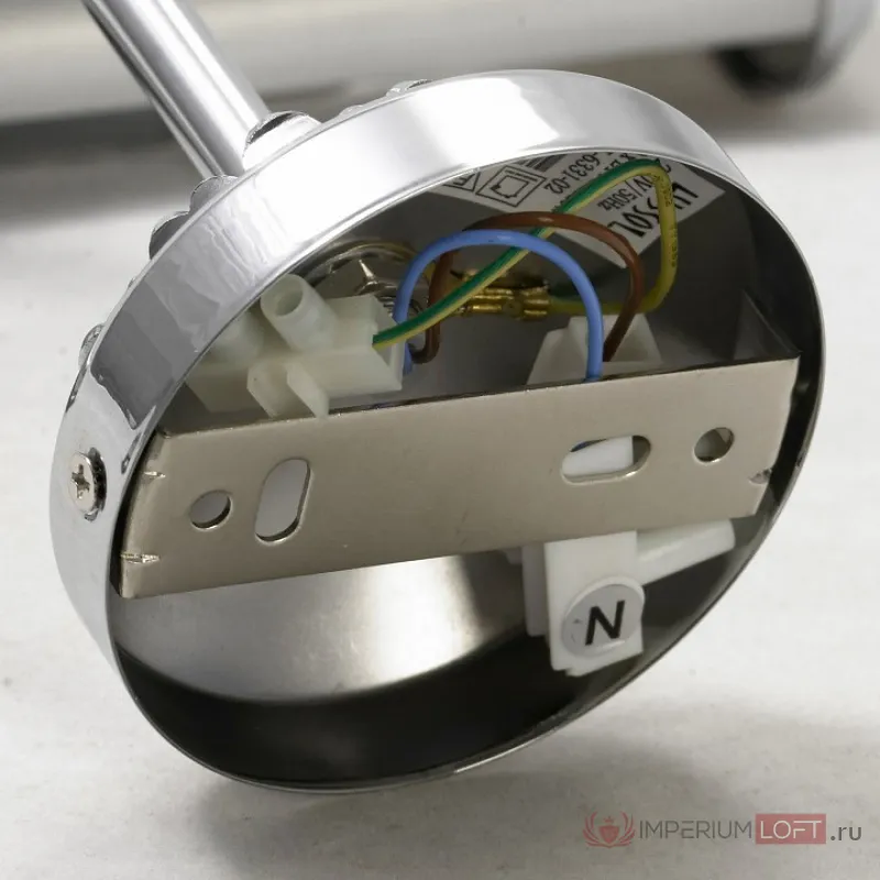 Подсветка для картин Lussole Cantiano LSL-6331-02 Цвет арматуры хром Цвет плафонов хром от ImperiumLoft