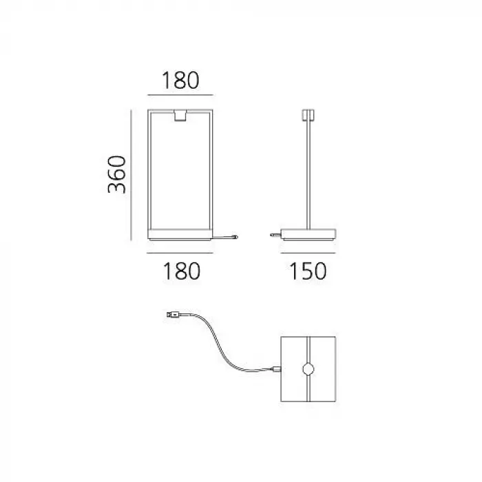 Настольная лампа декоративная Artemide Curiosity 0175010A от ImperiumLoft