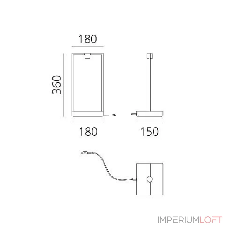 Настольная лампа декоративная Artemide Curiosity 0175010A