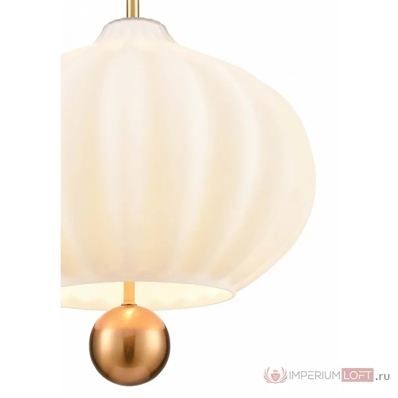 Подвесной светильник Vele Luce Bianco VL5714P41 Цвет арматуры Желтый Цвет плафонов Белый от ImperiumLoft