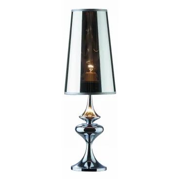 Настольная лампа декоративная Ideal Lux Alfiere ALFIERE TL1 SMALL Цвет арматуры хром Цвет плафонов хром