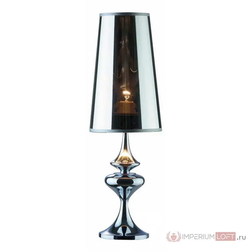 Настольная лампа декоративная Ideal Lux Alfiere ALFIERE TL1 SMALL Цвет арматуры хром Цвет плафонов хром от ImperiumLoft