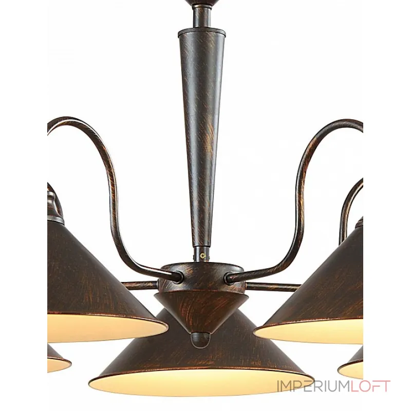 Подвесная люстра Arte Lamp Cone A9330LM-5BR Подвесная люстра Arte Lamp Cone A9330LM-5BR