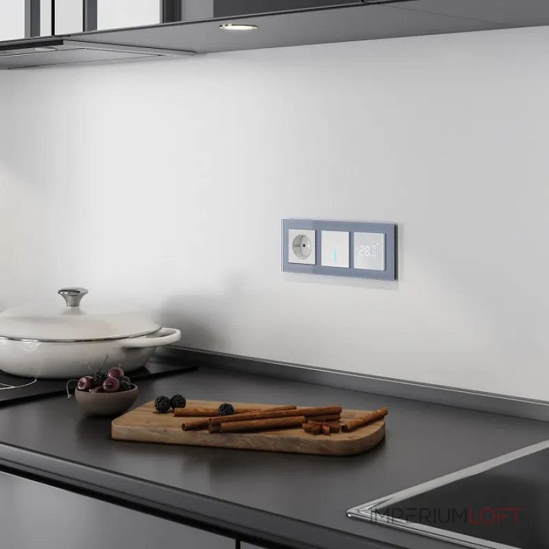 Терморегулятор электромеханический для теплого пола Werkel белые W1151201 от ImperiumLoft Терморегулятор электромеханический для теплого пола Werkel белые W1151201 от ImperiumLoft