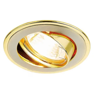 Встраиваемый светильник Ambrella Classic 104A 104A SN/G Цвет арматуры золото Цвет плафонов золото