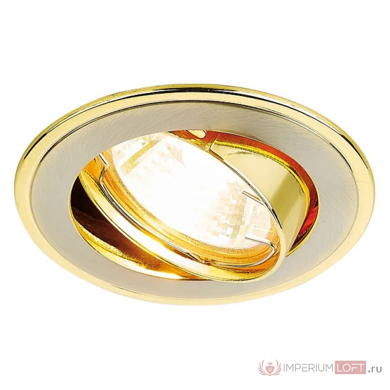 Встраиваемый светильник Ambrella Classic 104A 104A SN/G Цвет арматуры золото Цвет плафонов золото от ImperiumLoft