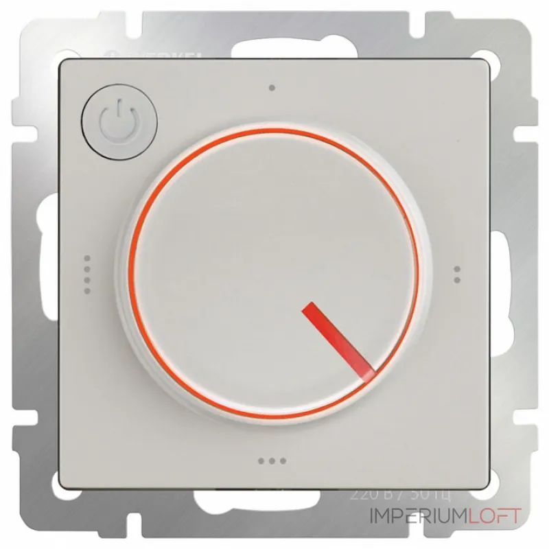 Терморегулятор электромеханический для теплого пола Werkel слоновая кость W1151103 от ImperiumLoft