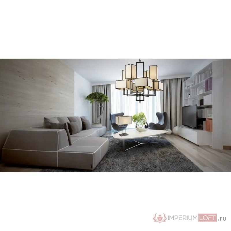 Настольная лампа декоративная Divinare Porta 5933/01 TL-1 Цвет арматуры коричневый Цвет плафонов кремовый от ImperiumLoft