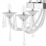 Подвесная люстра Lightstar Corno 821060 Цвет арматуры хром Цвет плафонов прозрачный от ImperiumLoft