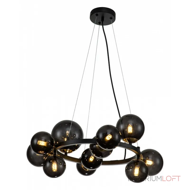 Подвесная люстра Indigo Molecola 11018/11P Black