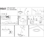 Встраиваемый светильник Eglo ПРОМО Fueva 1 94064 Цвет арматуры белый от ImperiumLoft