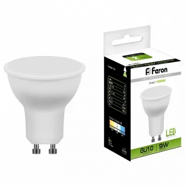 Лампа светодиодная Feron LB-560 GU10 9Вт 4000K 25843