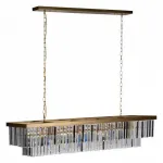 Подвесная люстра Loft it Prism Clear 10019/1200R Цвет арматуры золото Цвет плафонов прозрачный от ImperiumLoft