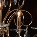Подвесная люстра MW-Light Адель 6 373012705 Цвет арматуры золото Цвет плафонов прозрачный от ImperiumLoft