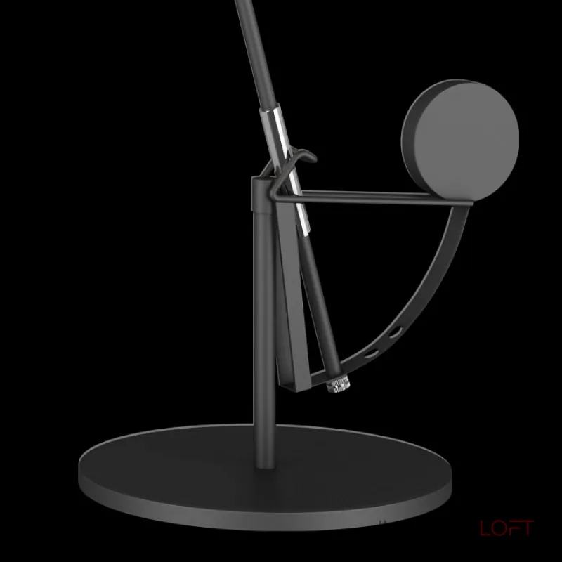 Настольная лампа офисная Lightstar Manti 764907 Цвет арматуры черный Цвет плафонов черный от ImperiumLoft