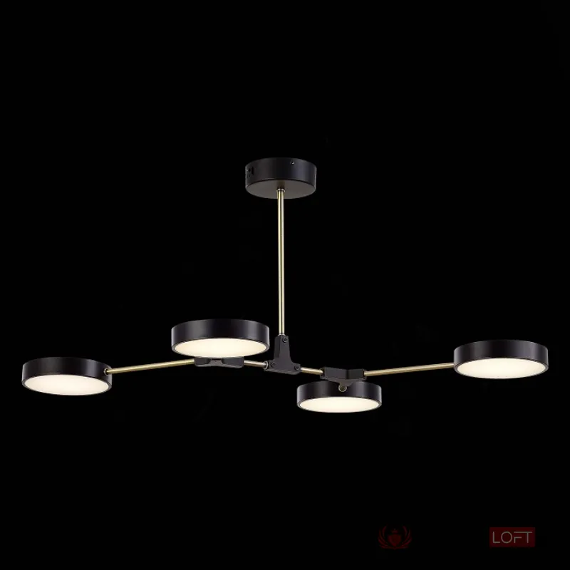 Люстра на штанге EVOLUCE Monta SLE6004-402-04 от ImperiumLoft
