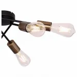 Люстра на штанге Globo Sarini 54003-6D Цвет арматуры черный Цвет плафонов хром от ImperiumLoft