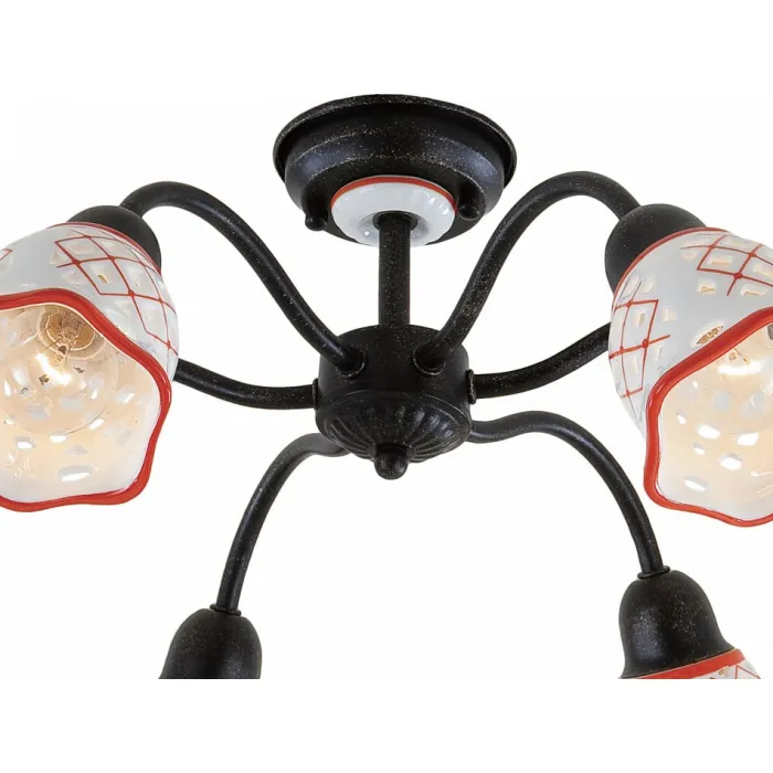 Люстра на штанге Citilux Ажур CL534163 Цвет арматуры черный от ImperiumLoft