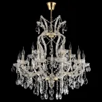 Подвесная люстра Maytoni Doris DIA881-PL-15-G Цвет арматуры золото Цвет плафонов прозрачный от ImperiumLoft