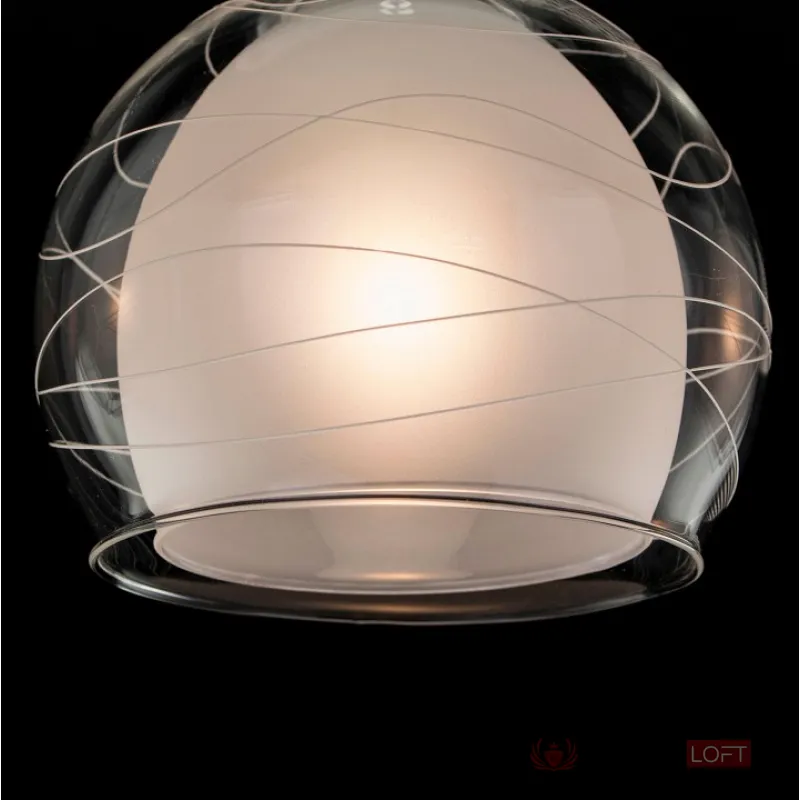 Подвесной светильник Citilux Буги CL157132 Цвет плафонов белый Цвет арматуры хром от ImperiumLoft