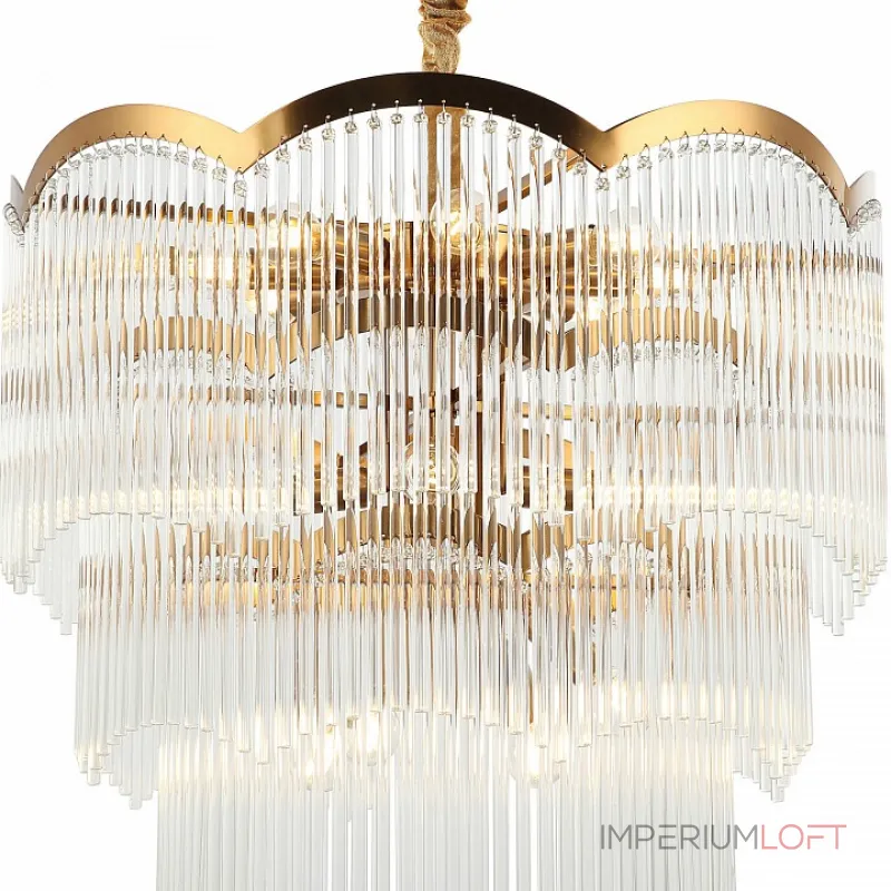 Подвесная люстра Stilfort Seauty 2121/03/16P Цвет плафонов прозрачный Цвет арматуры латунь Подвесная люстра Stilfort Seauty 2121/03/16P Цвет плафонов прозрачный Цвет арматуры латунь