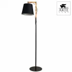Торшер Arte Lamp Pinocchio A5700PN-1BK Цвет арматуры коричневый Цвет плафонов черный от ImperiumLoft