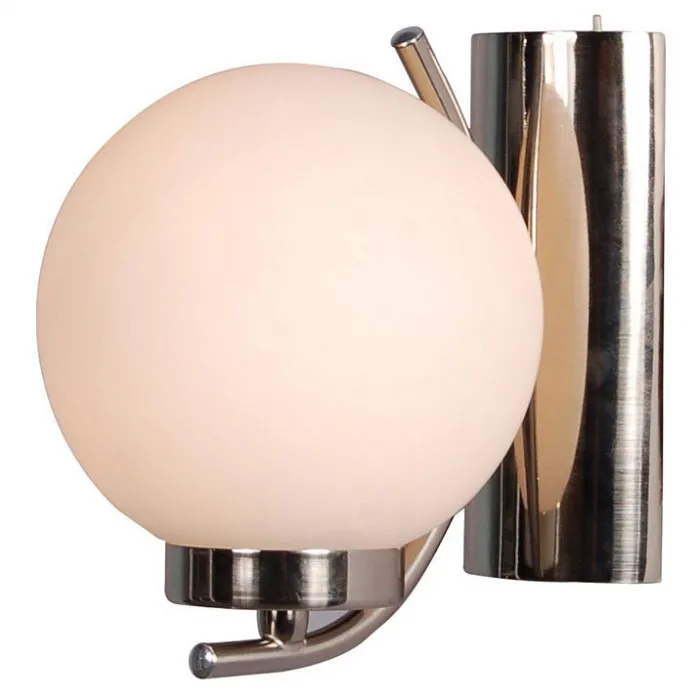 Бра Arte Lamp Cloud A8170AP-1SS Цвет арматуры серебро Цвет плафонов белый от ImperiumLoft