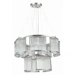 Подвесная люстра ST-Luce Velletri SL1627.103.11 Цвет арматуры серый Цвет плафонов неокрашенный