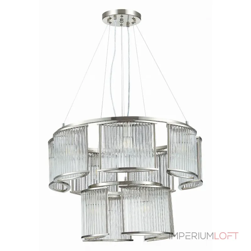 Подвесная люстра ST-Luce Velletri SL1627.103.11 Цвет арматуры серый Цвет плафонов неокрашенный