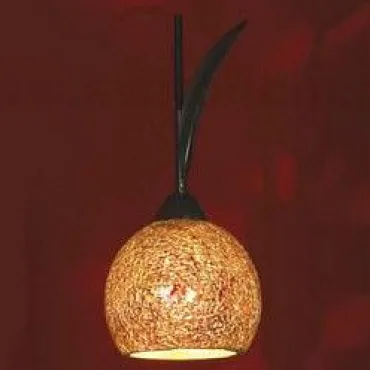 Подвесной светильник Lussole Bagheria GRLSF-6206-01 Цвет арматуры черный Цвет плафонов оранжевый от ImperiumLoft