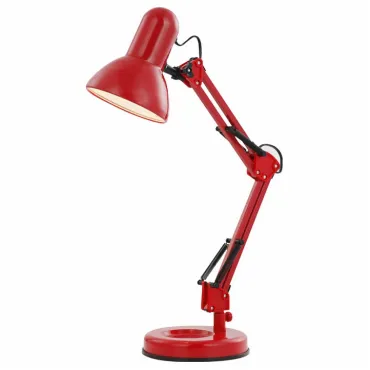 Настольная лампа офисная Globo Famous 24882 Цвет плафонов красный Цвет арматуры красный
