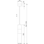 Подвесной светильник Eurosvet Viero 50097/1 белый/хром от ImperiumLoft