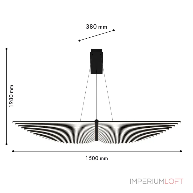Подвесная люстра Favourite Vingar 4381-1P от ImperiumLoft Подвесная люстра Favourite Vingar 4381-1P от ImperiumLoft