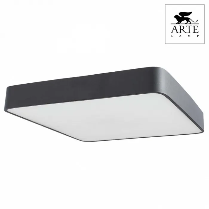 Накладной светильник Arte Lamp Cosmopolitan A7210PL-4BK Цвет арматуры черный Цвет плафонов белый от ImperiumLoft