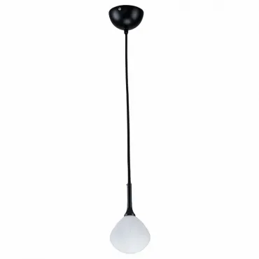 Подвесной светильник Favourite Suri 2688-1P цвет арматуры черный цвет плафонов белый от ImperiumLoft
