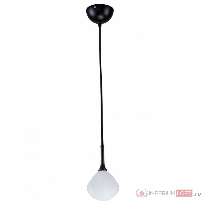Подвесной светильник Favourite Suri 2688-1P цвет арматуры черный цвет плафонов белый от ImperiumLoft