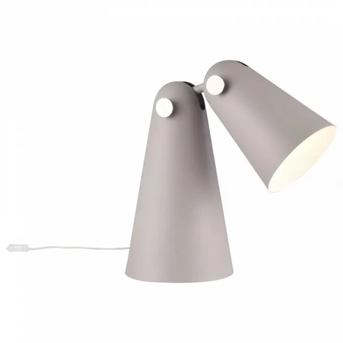 Настольная лампа декоративная Maytoni Novara MOD619TL-01GR Цвет арматуры серый Цвет плафонов серый от ImperiumLoft
