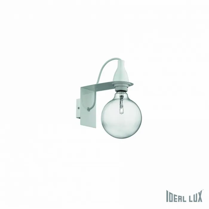 Бра Ideal Lux Minimal MINIMAL AP1 BIANCO Цвет арматуры белый Цвет плафонов прозрачный от ImperiumLoft
