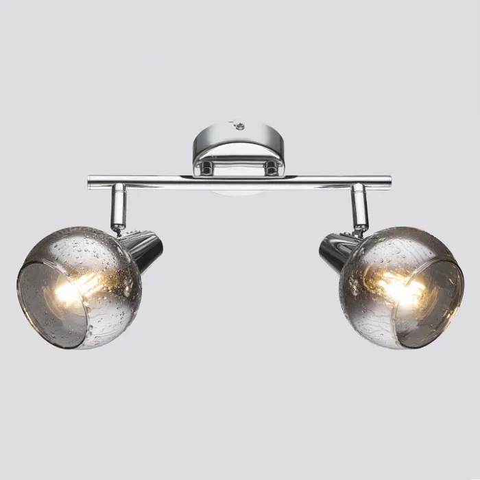 Спот Rivoli Gocce W2 CR Б0038122 Цвет арматуры хром Цвет плафонов серый от ImperiumLoft