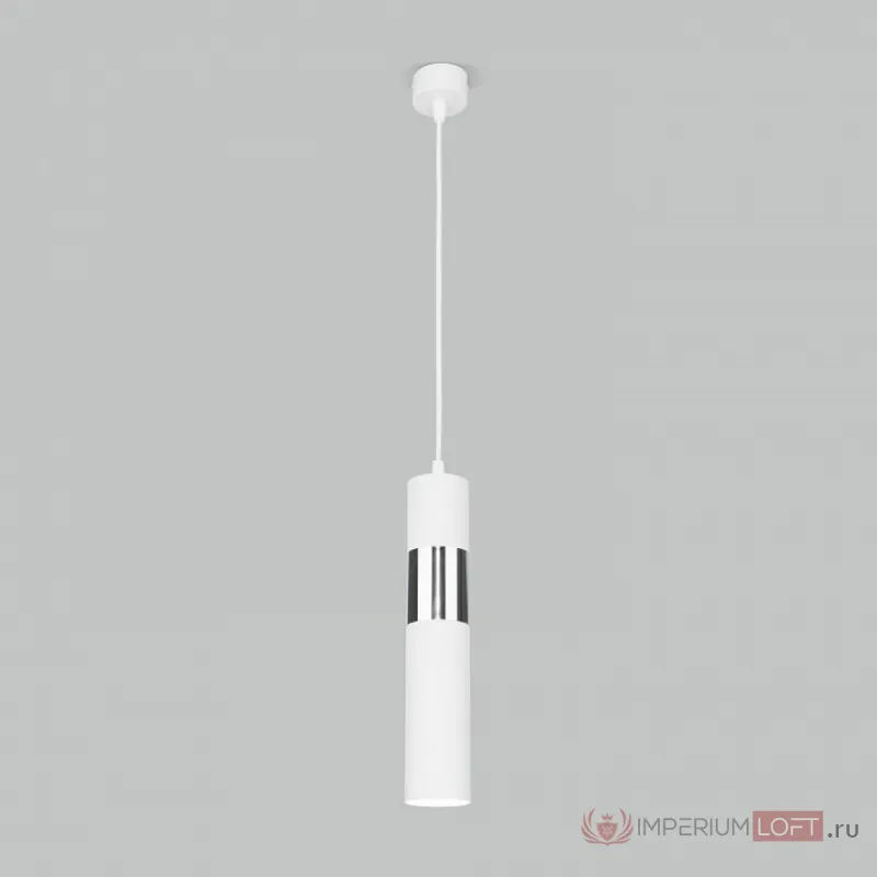 Подвесной светильник Eurosvet Viero 50097/1 белый/хром от ImperiumLoft