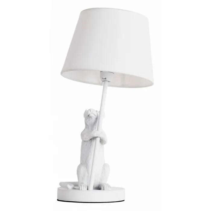 Настольная лампа декоративная Arte Lamp Gustav A4420LT-1WH Цвет плафонов белый Цвет арматуры белый от ImperiumLoft