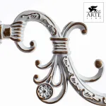 Бра Arte Lamp Delizia A1032AP-1WG Цвет арматуры золото Цвет плафонов белый