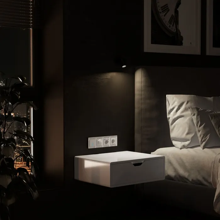 Рамка на 4 поста Werkel Acrylic белый a062131 от ImperiumLoft