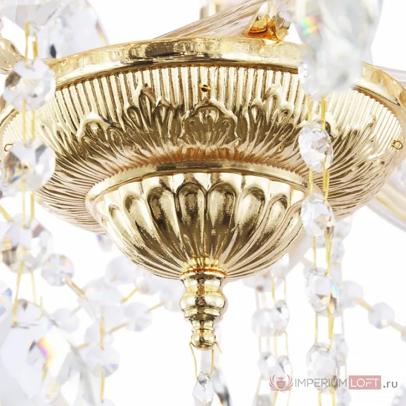 Подвесная люстра Maytoni Doris DIA881-PL-15-G Цвет арматуры золото Цвет плафонов прозрачный от ImperiumLoft