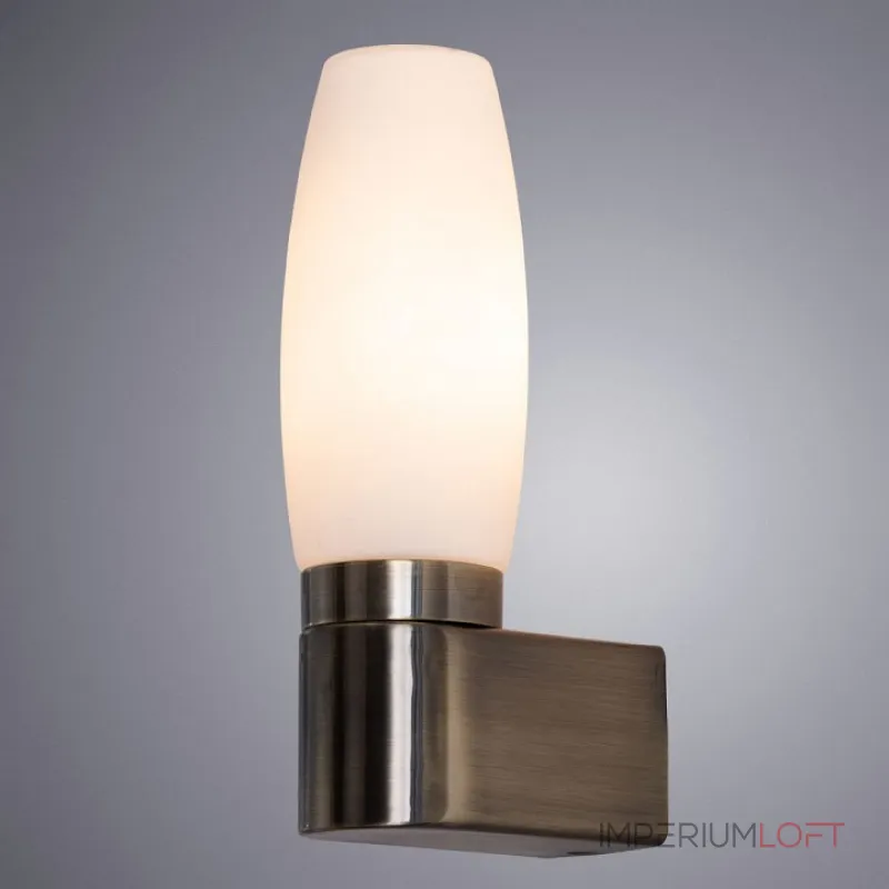 Светильник на штанге Arte Lamp Aqua-Bastone A1209AP-1AB Цвет плафонов белый Цвет арматуры бронза