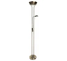 Торшер с подсветкой Arte Lamp Duetto A4329PN-2AB Цвет арматуры бронза Цвет плафонов бронза