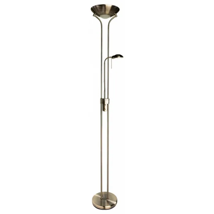 Торшер с подсветкой Arte Lamp Duetto A4329PN-2AB Цвет арматуры бронза Цвет плафонов бронза от ImperiumLoft